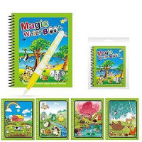 Магическа книжка за оцветяване с вода 5 броя комплект