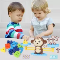 Образователна монтесори игра Маймунка - Математик