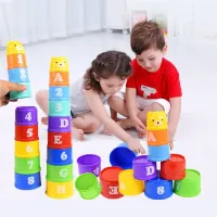 Чашки за редене с цифри и букви 9 чаши