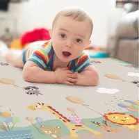 Сгъваемо килимче за игра двулицево